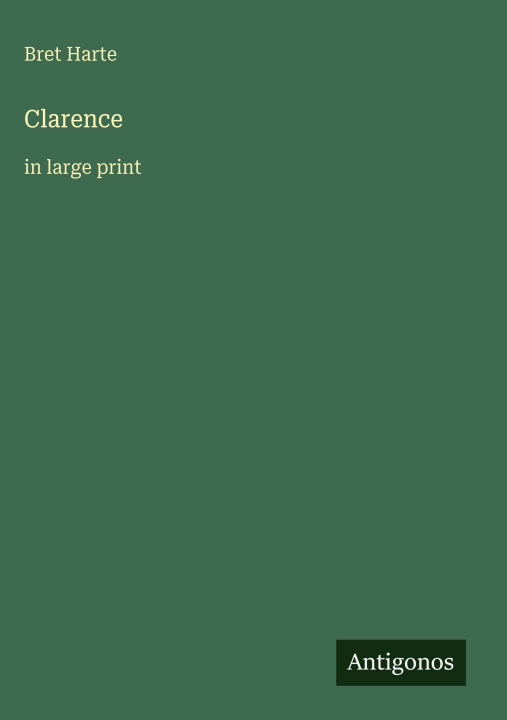Kniha Clarence 