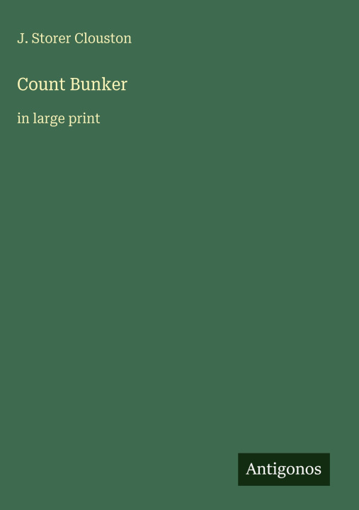 Kniha Count Bunker 
