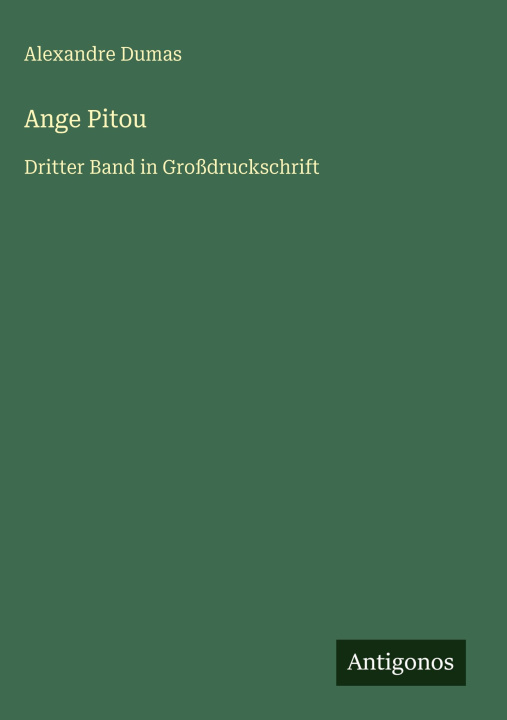 Kniha Ange Pitou Alexander Dumas