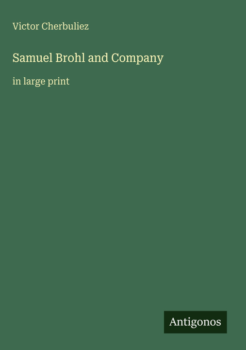 Βιβλίο Samuel Brohl and Company 