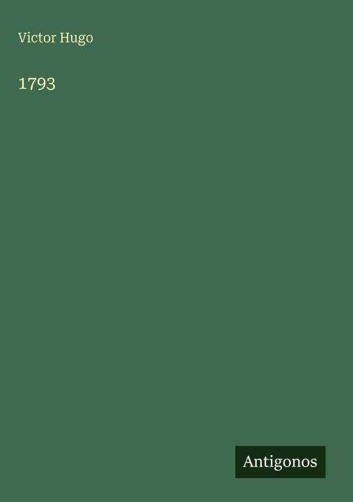 Kniha 1793 Victor Hugo