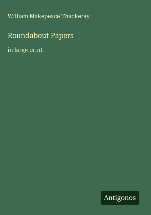 Buch Roundabout Papers 