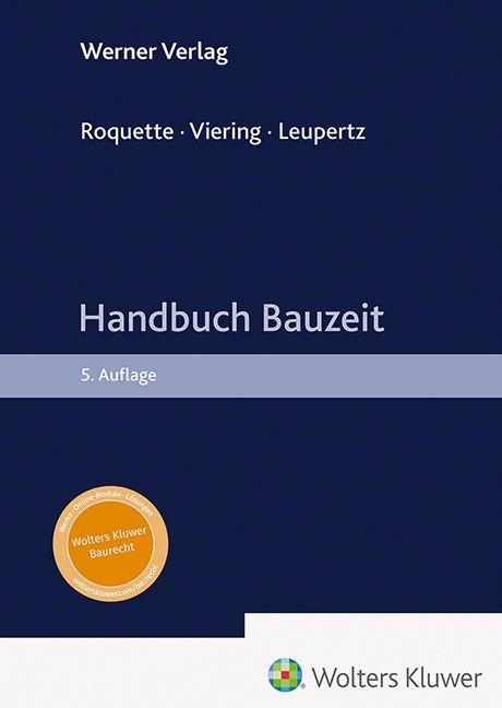 Könyv Handbuch Bauzeit Andreas J. Roquette