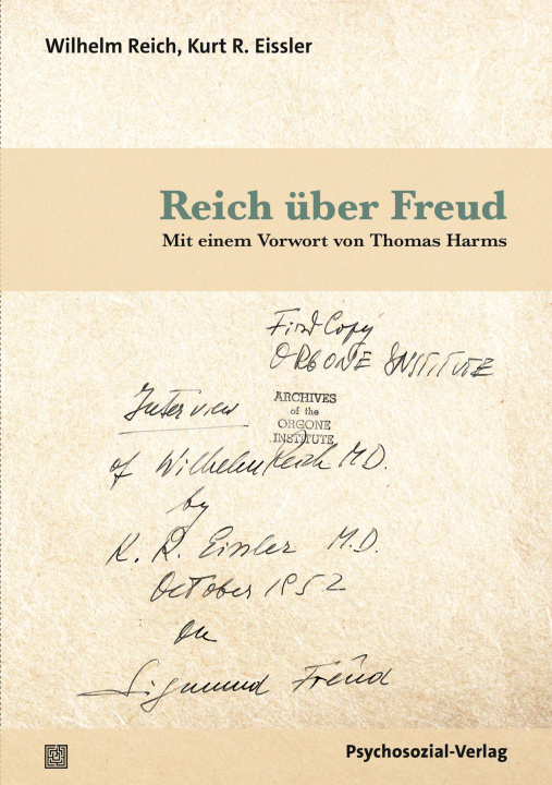 Kniha Reich über Freud Kurt R. Eissler