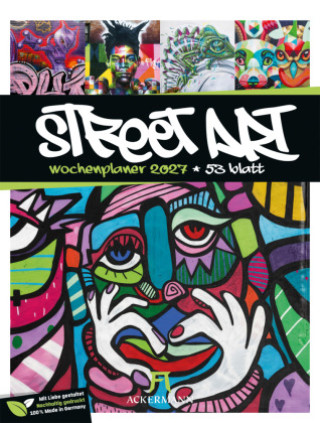 Kalendář/Diář Street Art Wochenplaner Kalender 2027 Ackermann Kunstverlag GmbH