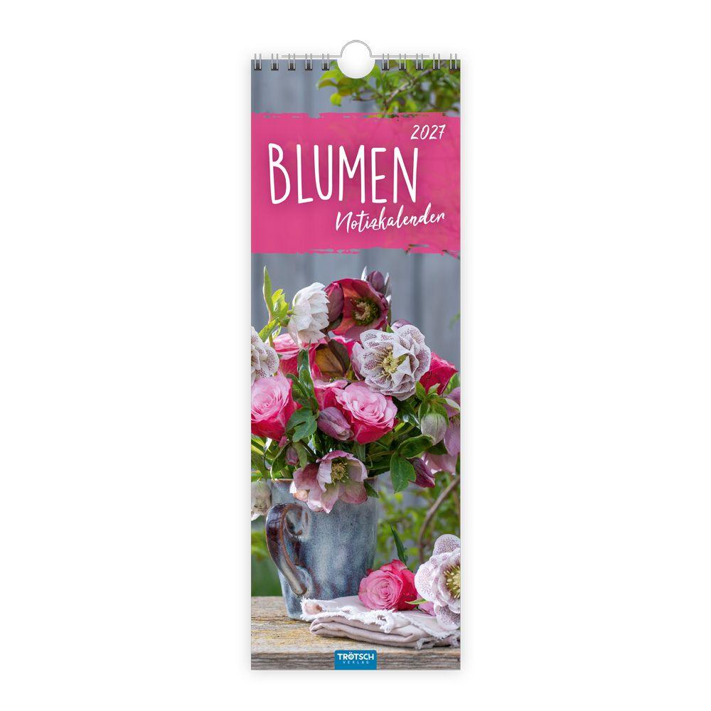 Kalendář/Diář TRÖTSCH - Streifenkalender Blumen 2027 Notizkalender Trötsch Verlag GmbH & Co.KG