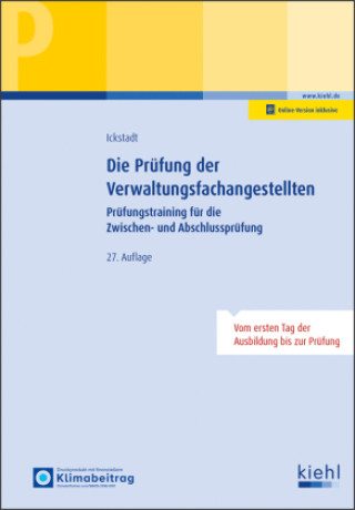Kniha Die Prüfung der Verwaltungsfachangestellten Ewald Ickstadt
