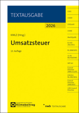 Kniha Umsatzsteuer KMLZ Rechtsanwaltgesellschaft mbH