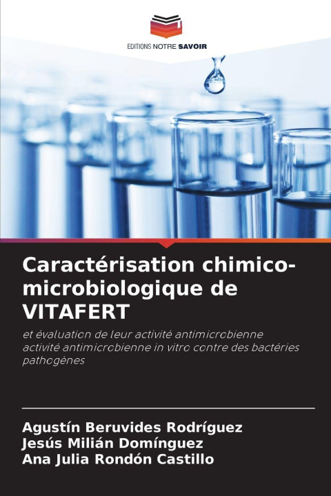 Kniha Caractérisation chimico-microbiologique de VITAFERT Agustín Beruvides Rodríguez