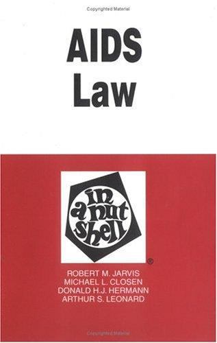Kniha AIDS LAW IN A NUTSHELL JARVIS