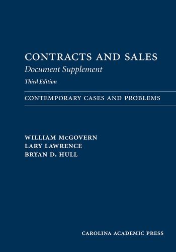 Libro CONTRACTS+SALES:CONT...2013 SEL.RULES MCGOVERN