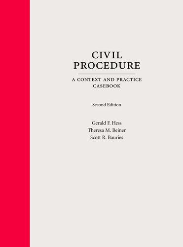 Knjiga CIVIL PROCEDURE HESS