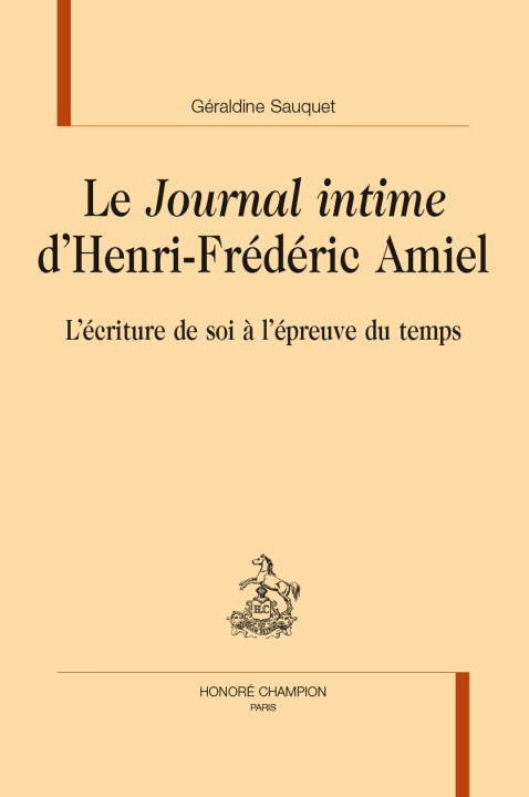 Buch Le Journal intime d’Henri-Frédéric Amiel Sauquet