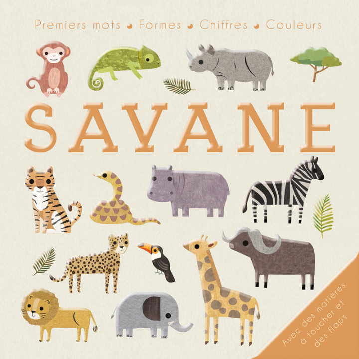 Kniha Bébé découvre - savane 