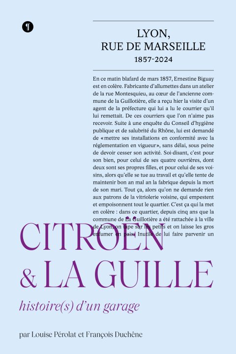 Kniha Citroën et la Guille Pérolat