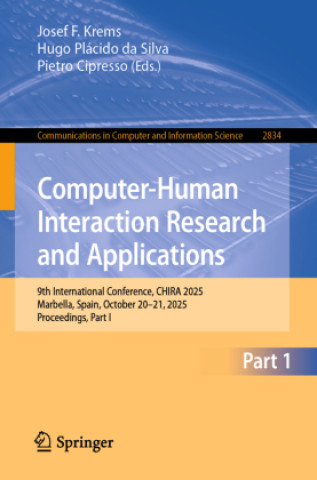 Kniha Computer-Human Interaction Research and Applications Josef F. Krems