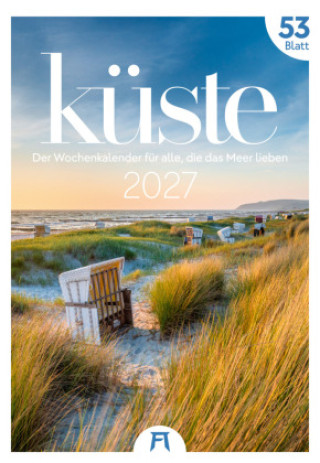 Kalendář/Diář Küste Wochenkalender 2027 Ackermann Kunstverlag GmbH