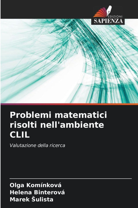 Könyv Problemi matematici risolti nell'ambiente CLIL Olga Komínková