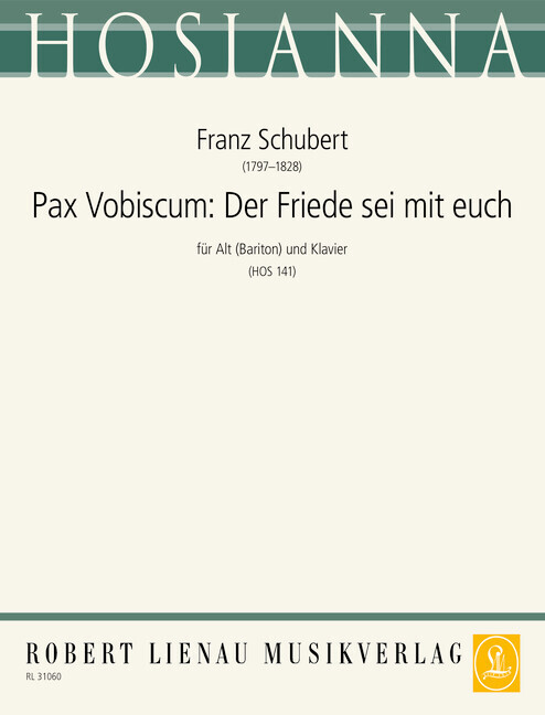 Tiskovina Pax vobiscum: Der Friede sei mit euch 