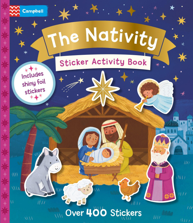 Kniha Happy Nativity Sticker Activity Book Campbell Books