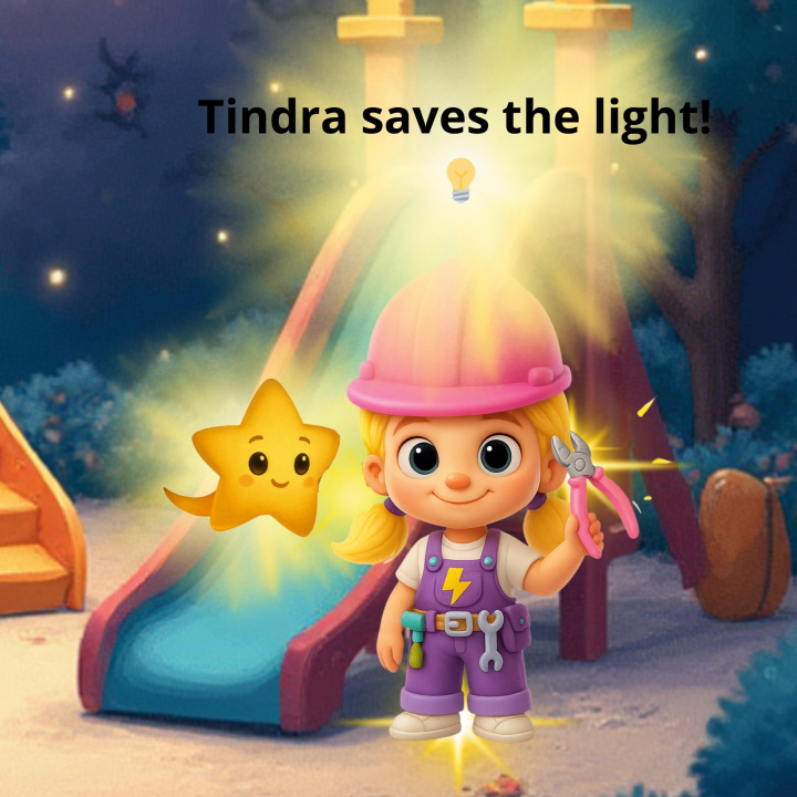 Kniha Tindra saves the light 