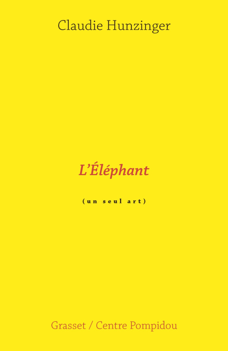 Buch L'éléphant Claudie Hunzinger