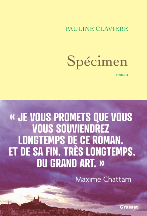 Kniha Spécimen Pauline Claviere