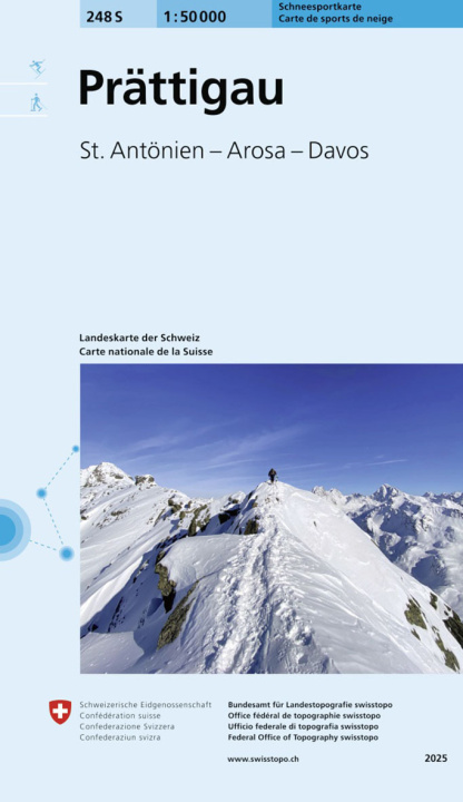 Printed items PRATTIGAU SKI Bundesamt für Landestopografie swisstopo