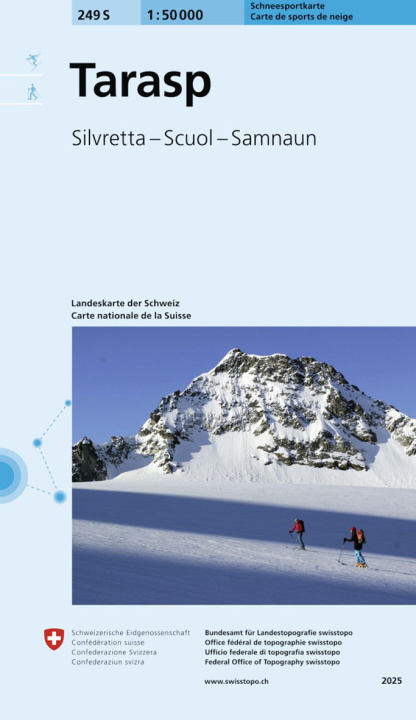 Tiskovina TARASP SKI Bundesamt für Landestopografie swisstopo