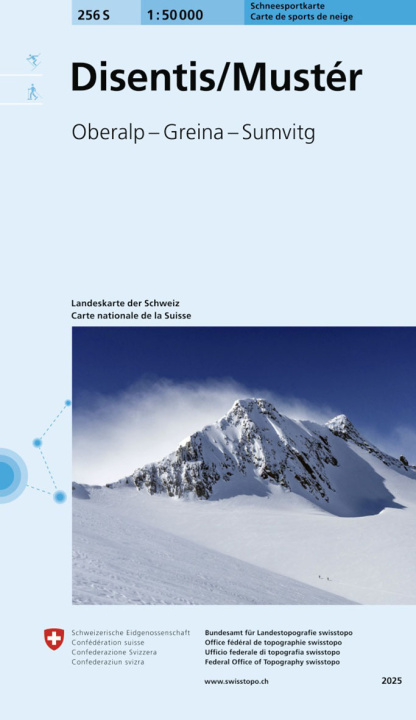 Drukwerk DISENTIS-MUSTER SKI Bundesamt für Landestopografie swisstopo