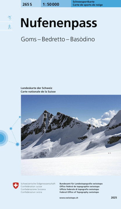 Printed items NUFENENPASS SKI Bundesamt für Landestopografie swisstopo