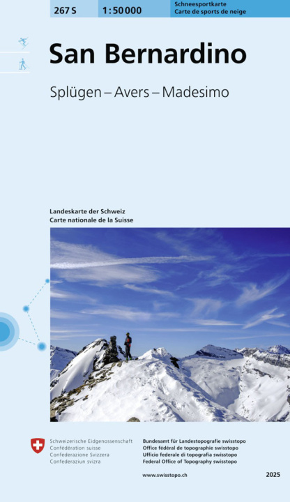 Tiskovina SAN BERNARDINO SKI Bundesamt für Landestopografie swisstopo