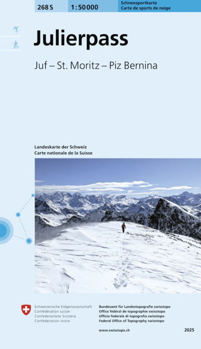 Printed items JULIERPASS SKI Bundesamt für Landestopografie swisstopo