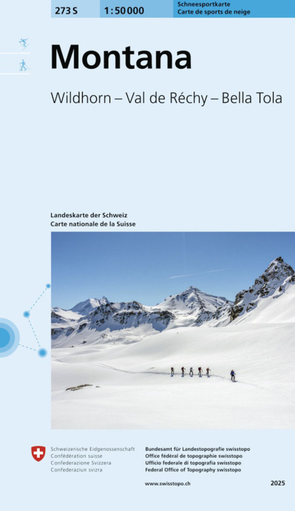 Tiskani izdelki MONTANA SKI Bundesamt für Landestopografie swisstopo