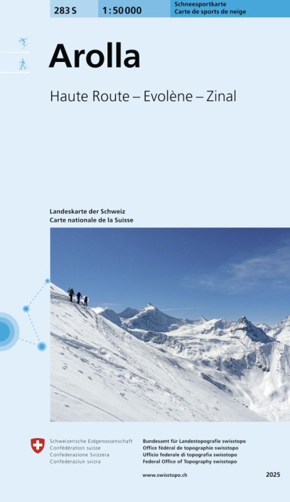 Tiskovina AROLLA SKI Bundesamt für Landestopografie swisstopo
