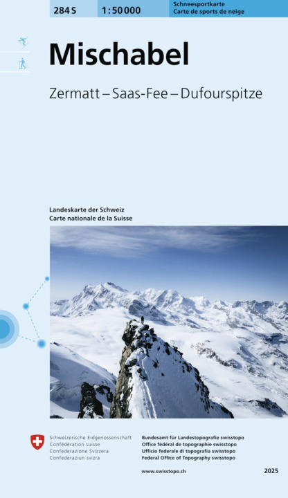 Tiskovina MISCHABEL SKI Bundesamt für Landestopografie swisstopo