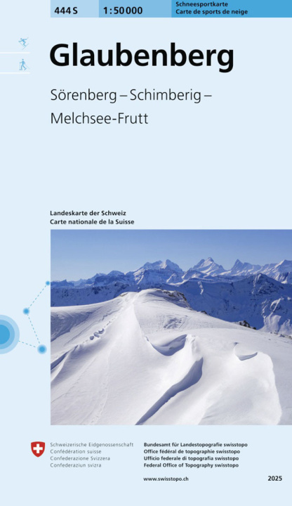 Tiskovina GLAUBENBERG SKI Bundesamt für Landestopografie swisstopo