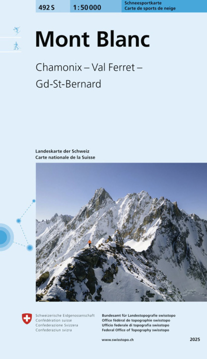 Printed items MONT BLANC Bundesamt für Landestopografie swisstopo