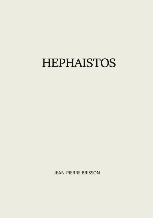 Kniha HEPHAISTOS BRISSON JEAN-PIERRE