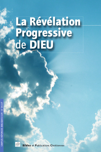 Kniha La révélation progressive de Dieu ANDRÉ