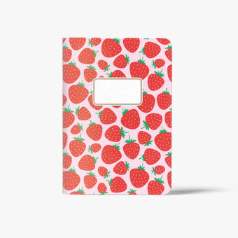 Kniha Hefte A5 Pattern Strawberries 