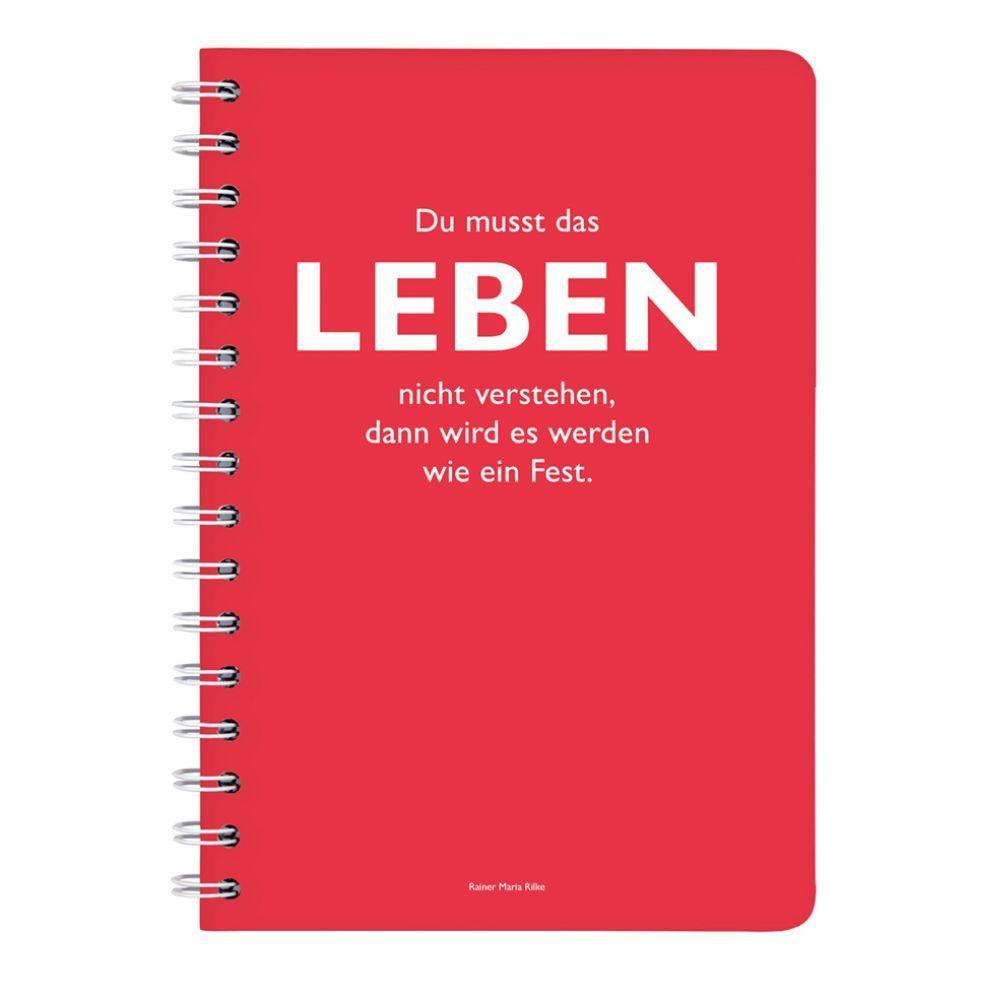 Kniha Ringbuch A5 Rilke, Leben 