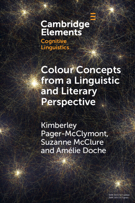 Kniha Colour Concepts from a Linguistic and Literary Perspective Kimberley Pager-­McClymont