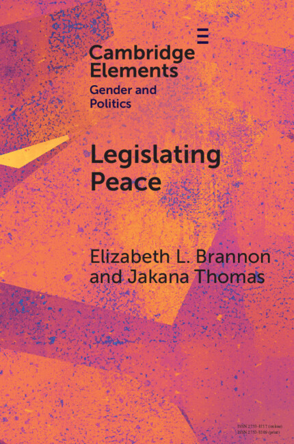 Kniha Legislating Peace Elizabeth L. Brannon