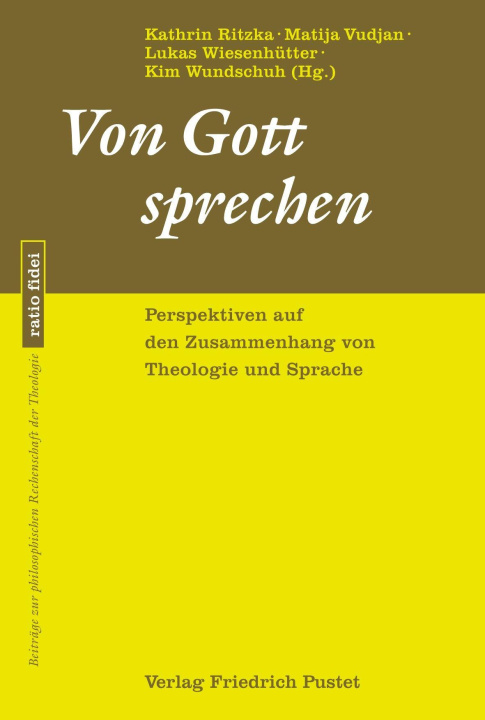 Kniha Von Gott sprechen Kathrin Ritzka