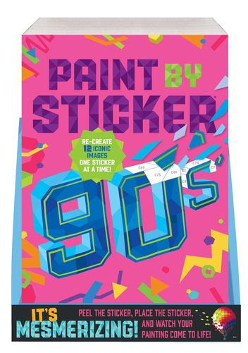 Kniha Paint by Sticker: 90s 6cc Display Workman Publishing