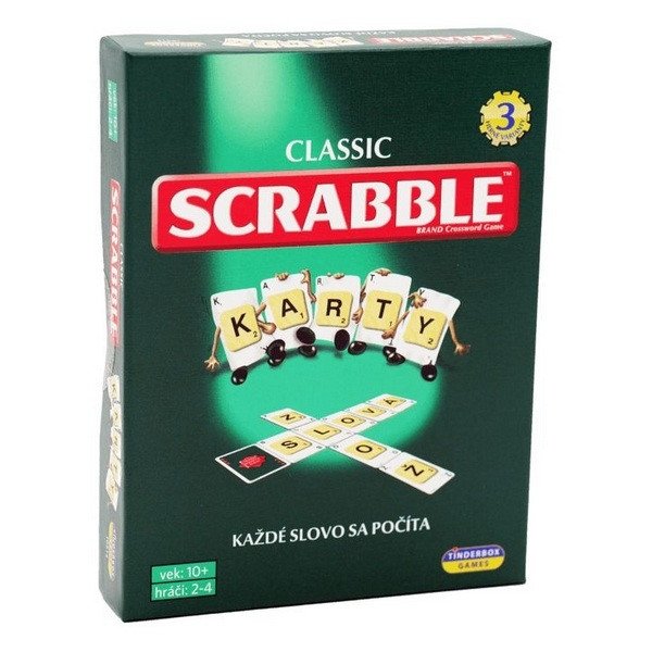 Hra/Hračka Scrabble: Karetná hra 
