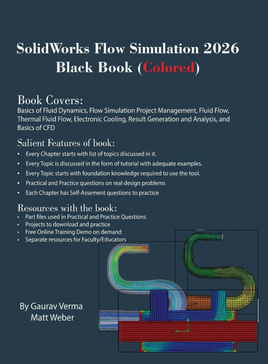 Kniha SolidWorks Flow Simulation 2026 Black Book Matt Weber