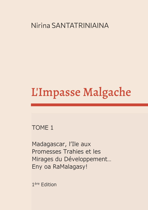 Kniha L'Impasse Malgache Santatriniaina
