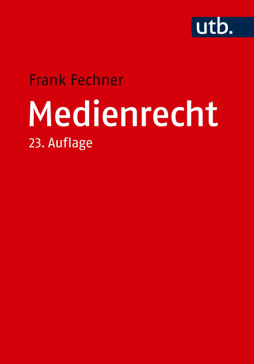 Boek Medienrecht Frank Fechner